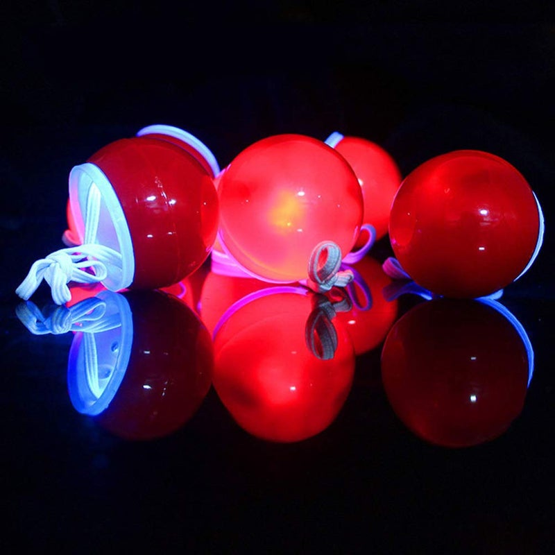 NUOBESTY Clown Nose with Led Light Dress-up Props Stage Props for Christmas Halloween Party 5pcs - Image 2